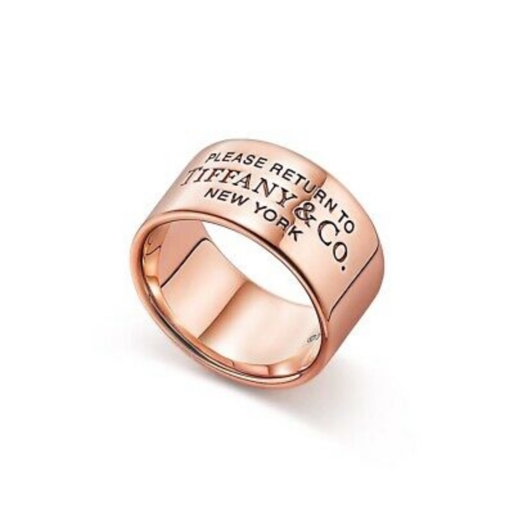 18k Rose Gold Return to Tiffany Wide Ring